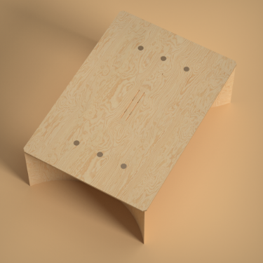 Le Bureau, détail d'assemblage