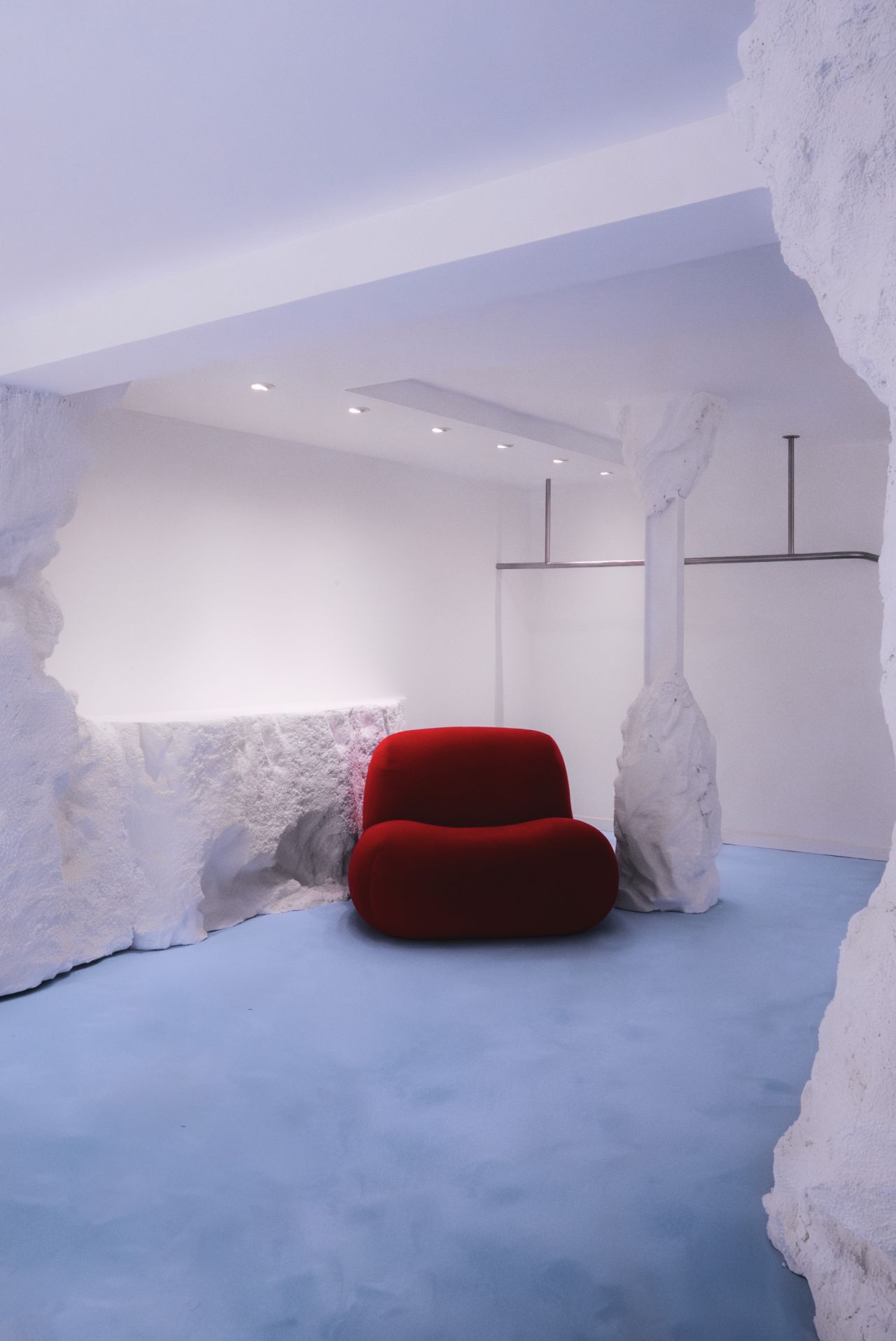 Détail d'aménagement du flagship store Lacroix